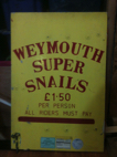 Super Snails old sign
