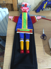 My Mr Punch costume being made